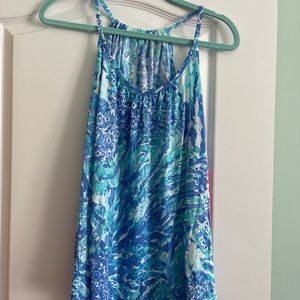 Lilly Pulitzer lacy top blue haven, size l